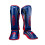 (Medium) Venum Muay Thai Stand Up Elite Shin Guards - Deep Blue/Red 1