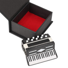 Miniature Accordion Model Handcrafted Realistic Design with Gift Box for Home or Office Display