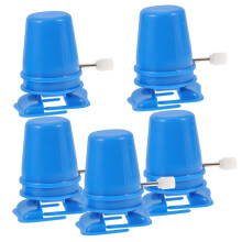 5pcs Robot Toy Accessories with Clockwork Walking Mechanism for DIY Clay Models and Crafts