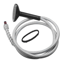 Garment Steamer Accessories with Hose, Nozzle and Dual Brush Head for Uniform Steam, Black
