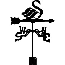 Weather Vane Stainless Steel Retro Farm Scene Wind Vane for Accurate Wind Direction Garden Stake