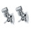 2 Pack Shower Head Holder Wall Mount with Suction Cup Adjustable Removable Bracket for Bathroom 1