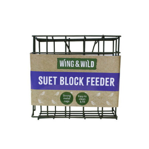 Wing & Wild Suet Block Bird Feeder