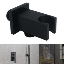 Shower Head Holder with G 1/2' Male Thread Wall Elbow Connector for Handheld Shower Hose