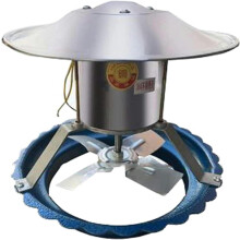 Chimney Fan 190240V for Fireplace and Wood Stove, Rapid Smoke Extraction, Low Noise, Silver