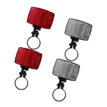 4pcs Bike Reflectors Visibility Wheel Safety Lights for Night Riding Cycling Accessories