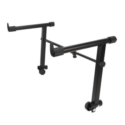 Adjustable Two Tier Keyboard Stand Riser for Electronic Piano with Heavy Duty Stable Support 42‑75cm Width 1