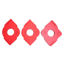 Woodworking Radius Round Corner Templates Rustproof Aluminum Alloy Quick Jig Router Bit Tools Easy to Use Durable Precise Scale Suitable for Wood