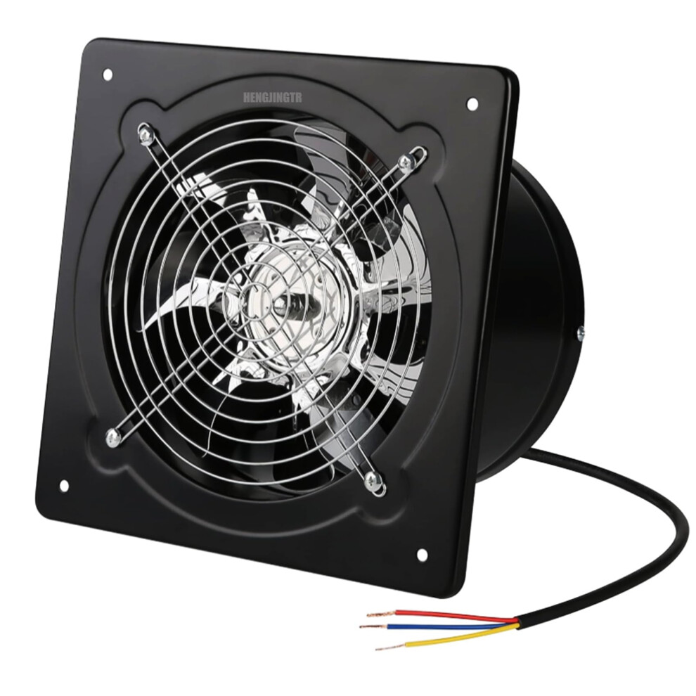 6 Inch Low Noise Kitchen Exhaust Fan With Powerful Airflow, 220V Wall Mounted Ventilation Fan 9174973878964