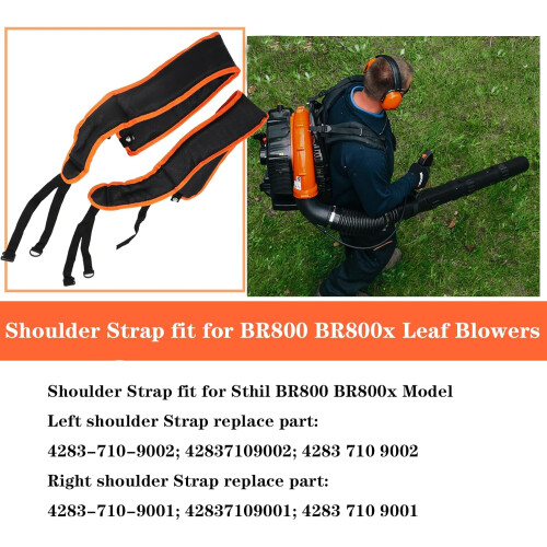 Shoulder Strap Set for Stihl BR800 Leaf Blower Harness Replacement with Ergonomic Dual Support 1