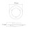 Litecraft Flush Bathroom Ceiling Light - Frosted 6