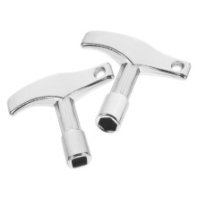 Universal Drum Tuning Key Set 2pcs Zinc Alloy Dual Head Wrench for Fast Accurate Onstage Adjustments