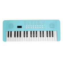 37 Key Electronic Keyboard with Microphone, 200 Tones Rhythms, Digital Piano Keyboard for Beginners Blue