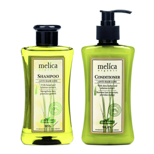 MELICA ORGANIC SET DE CHAMPÚ ANTICAÍDA NATURAL