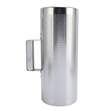 Stainless Steel Guiro Shaker with Scraper, Professional Latin Percussion Instrument, Authentic Sound