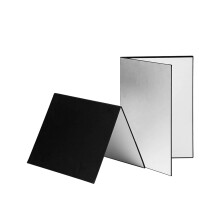 Photography Reflector Board 3in1 Foldable A3 Light Diffuser for Food and Still Life Photography
