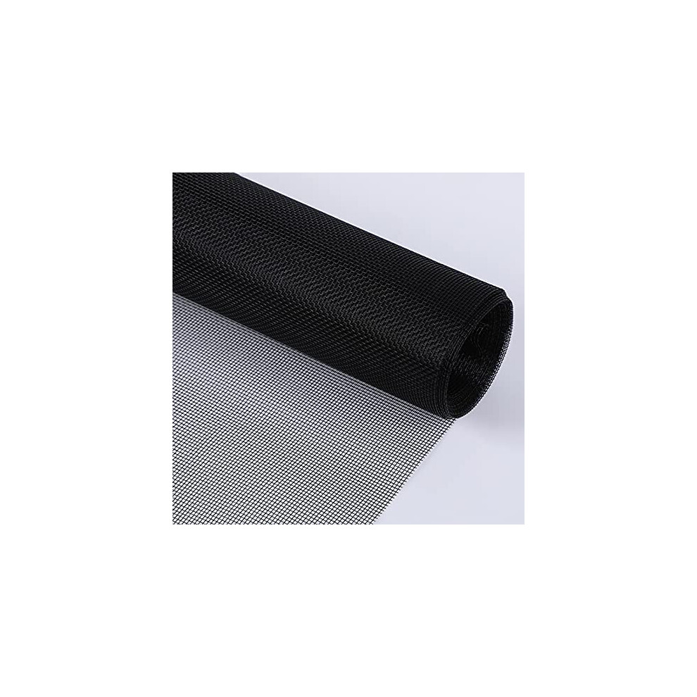 Mosquito Screen Black Invisible Magnetic Door Mesh 200X260cm Encrypted Nylon For Large Doors 9113335110779
