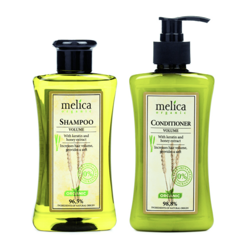 MELICA ORGANIC NATURAL VOLUME Shampoo/Conditioner