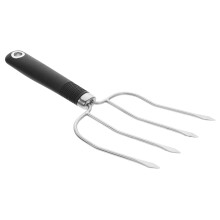 Stainless Steel Turkey Lifter Fork Heavy Duty FourProng Grip for Roasting BBQ and Thanksgiving