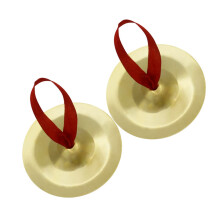 Finger Cymbals with Safe Edge Design for Belly Dance Zills Tunable Clear Tone Mini Compact Sling