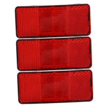 3pcs Bike Reflectors Set Front Rear Wheel Safety Lights for Night Cycling Visibility