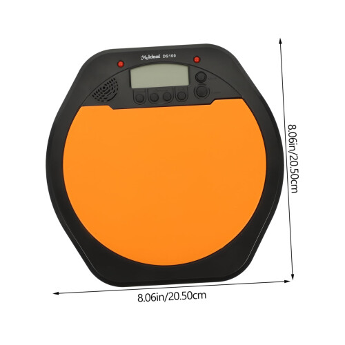 Electronic Drum Pad with Builtin Metronome, LCD Display, Shockproof Design for Beginners 1