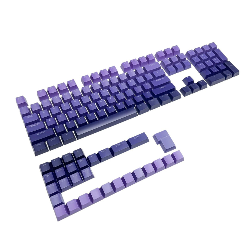 Mechanical Keyboard Keycaps Oem Profile Shine Through Gradient Abs Set For Mx Switches 9164114560766