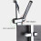 Universal Adjustable Shower Head Holder 1530mm, 360 Rotating AntiSlip Replacement Bracket, Black 2