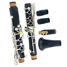 Bb Clarinet Hard Rubber 17 Keys for Beginners and Students with Rich Warm Tone and Durable Build
