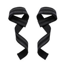 2PCS Weight Lifting Straps with Silicone Grip, NonSlip Deadlift Straps for Powerlifting and Gym