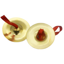 Mini Finger Cymbals for Dancers Bright Crisp Sound Durable Zills with Easy Wear Sling