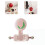 Adjustable Suction Cup Shower Head Holder with No Drilling Bracket for Handheld Shower (Pink) 1