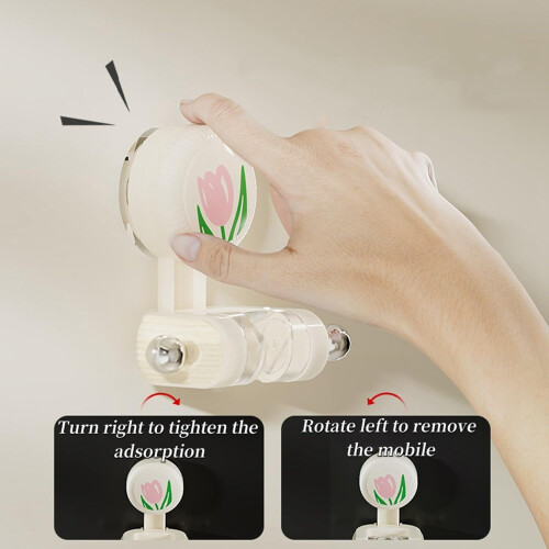 Adjustable Suction Cup Shower Head Holder with No Drilling Bracket for Handheld Shower (Pink) 1