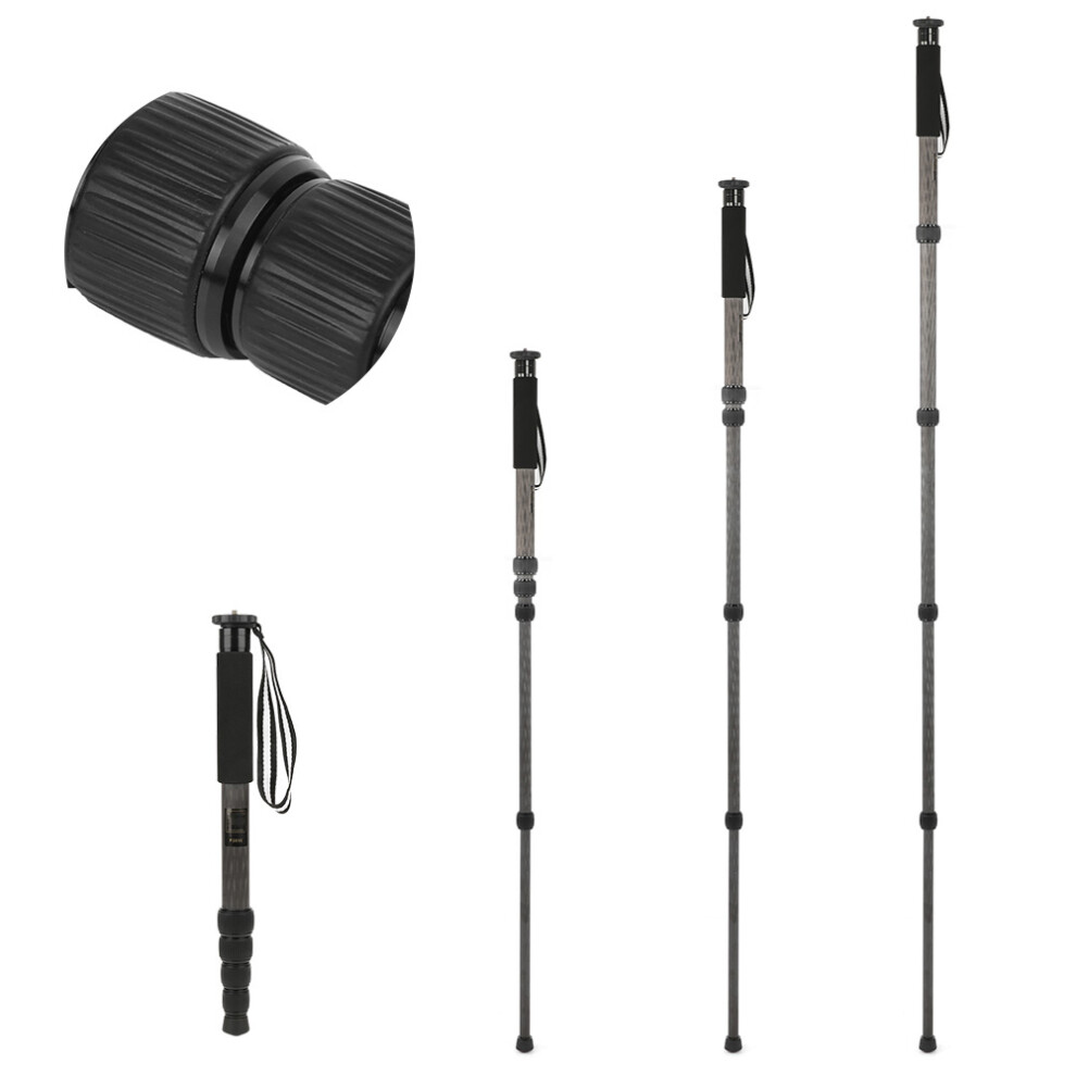 P285c Carbon Fiber Monopod 5-Section Compact For Slr Camera, 5Kg Load 8401382608617