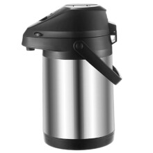 1.9L Stainless Steel Hot Water Dispenser with Pump Action and Lightweight Carry Handle