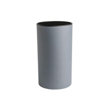 Kitchen Knife Block with Drainage Base, Detachable Wavy Baffle Knife Holder Organizer