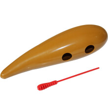 Fish Shaped Guiro Instrument ABS with Scraper and Ergonomic Grip for Easy Rhythm Play