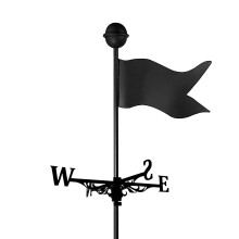 Metal Weather Vane Garden Stake Wind Direction Indicator for Farm Yard and Home Decor Ref: 5173