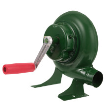 BBQ Hand Crank Blower with Ergonomic Grip for Quick Ignition Camping Grills and Fireplaces