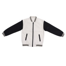 Giacca Letterman alla moda, giacca da baseball vintage, polsini antivento, materiale morbido e traspirante, chiusura classica con cerniera, lavabile