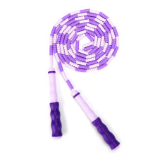 Coardă de sărit segmentată, coardă de sărit cu mărgele moi și mâner ergonomic, coardă de sărit cu lungime reglabilă, anti-încurcare,