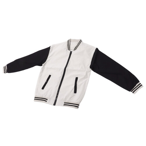 Μόδα Μπουφάν Letterman Vintage Μπέιζμπολ Μπουφάν Αντιανεμικό Μανσέτα Μαλακό Αναπνεύσιμο 1