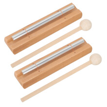 Classroom Chime and Hand Bell Set with Clear Resonant Tone for Teachers Meditation Camping