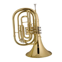 Beginner Bb French Horn Brass Musical Instrument with Ergonomic Grip and Rich Resonant Sound