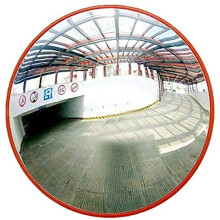 Convex Safety Mirror for Road Traffic and Retail Security, PS Material, 45cm Diameter