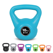 Kayman Kettlebell 10KG Ergonomic Handle & Flat Bottom for Stability Home Gym
