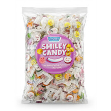1kg Yummys Smiley Candy Bulk Bag | Retro Hard Boiled Sweets for Sharing & Sweet Tables