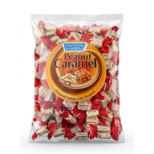 1kg Bulk Yummys Peanut Caramel Toffee | Individually Wrapped Chewy Sweets for Sharing