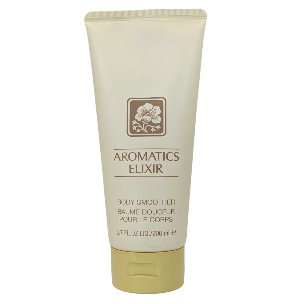 Clinique Aromatics Elixir Body Smoother 200ml – Luxurious Moisturizer with Woody Floral Scent