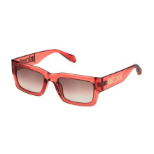 Just Cavalli Sunglasses SJC039 54/21/145 0VC2 TRANSPARENT CORAL Injected UNISEX TRANSPARENT CORAL SOL 54 21 145